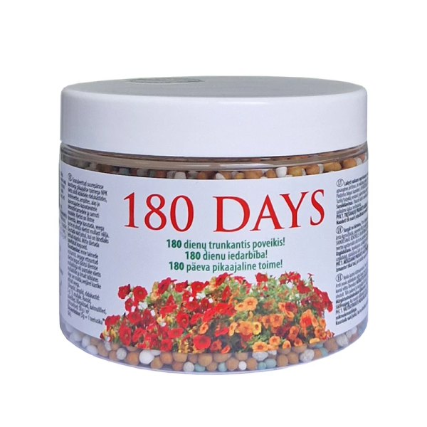 180 Days žydintiems augalams 500g.